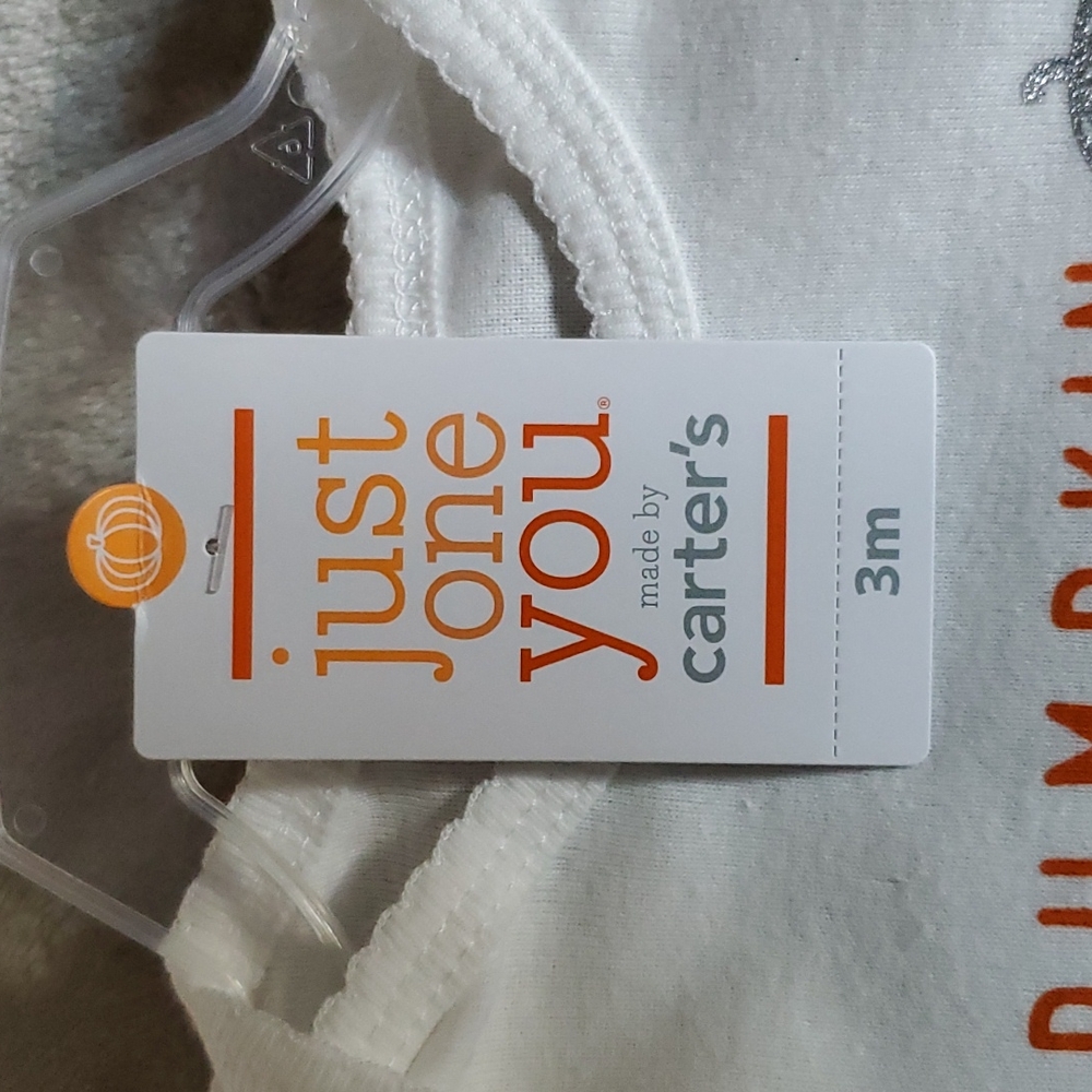 Carter Just One You Pumpkin Spice 2pc outfit - 3M - Picture 5 of 7